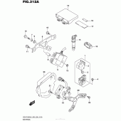 Схема вузла: Електроустаткування (Gsx-R1000L5 E03) для Suzuki GSX-R1000