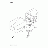 Схема узла: Сиденье для Suzuki GSX-R1000