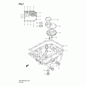 Схема вузла: Піддон картера для Suzuki GSF1200 Bandit