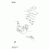 Схема вузла: Бардачок & Інструмент для Suzuki GSX650