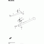 Схема вузла: Підставка для Suzuki DR650 DR650SE