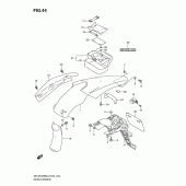 Схема узла: Заднее крыло для Suzuki DR-Z400 DR-Z400SM