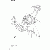 Схема узла: Рама для Suzuki UH200 Burgman
