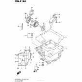 Схема вузла: Насос масляний & Піддон для Suzuki GSX1300 Hayabusa