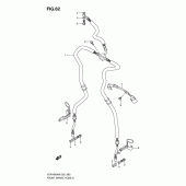 Схема вузла: Передній гальмівний шланг Suzuki VZR1800 Intruder M1800R/ Boulevard M109R