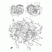 Схема вузла: Картер двигуна для Suzuki VL1500 Intruder LC