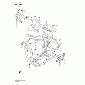 Схема вузла: Рама (Model k9) для Suzuki VZ800 Intruder M800/Boulevard M50