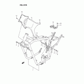 Схема узла: Рама (Model s) для Suzuki VS1400 Intruder 1400