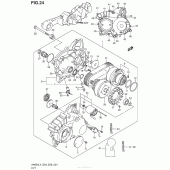 Схема вузла: Варіатор для Suzuki AN650 Burgman (EU analogue of SkyWave)