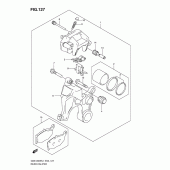 Схема узла: Задний тормозной суппорт для Suzuki GSX1300 Hayabusa