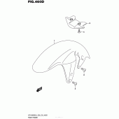 Схема вузла: Переднє крило (For Pgz) (Vzr1800Bzl6 E33) для Suzuki VZR1800 Boulevard M109R