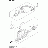 Схема вузла: Поворотники для Suzuki GSX1300 Hayabusa