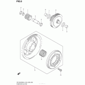 Схема узла: Привод стартера для Suzuki DR-Z400 DR-Z400SM