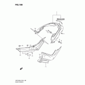 Схема узла: Заднее крыло (Vzr1800l2 e19) для Suzuki VZR1800 Intruder M1800R/ Boulevard M109R