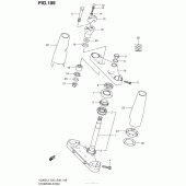 Схема вузла: Steering Stem (Vl800Tl3 E28) для Suzuki VL800 Boulevard C50C