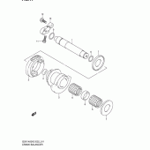 Схема вузла: Балансувальний вал для Suzuki GSX1400