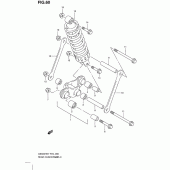 Схема вузла: Важіль прогресії для Suzuki GS500