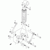 Схема вузла: Важіль прогресії для Suzuki SV1000