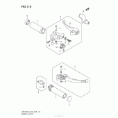 Схема вузла: Ручки керма (Vzr1800Zl4 E33) для Suzuki VZR1800 Boulevard M109R