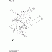 Схема вузла: Задній важіль (Маятник) для Suzuki VZR1800 Boulevard M109R BOSS