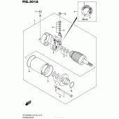 Схема узла: Стартер электрический для Suzuki DR-Z400 DR-Z400SM
