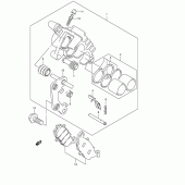 Схема вузла: Передній гальмівний супорт для Suzuki RV125