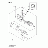 Схема вузла: Стартер електричний для Suzuki DR-Z400 DR-Z400SM