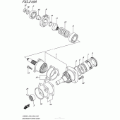 Схема узла: Вторичная передача для Suzuki VZ800 Boulevard M50