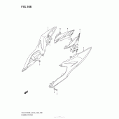 Схема вузла: Бічні панелі (Gsx-R1000L3 E03) для Suzuki GSX-R1000