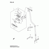 Схема узла: Передний тормозной цилиндр для Suzuki GZ250 Marauder