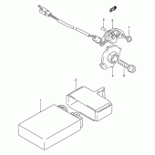 Схема вузла: Імпульсний датчик (Model t/v/w) для Suzuki RF900