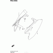 Схема вузла: Бічні панелі для Suzuki DR-Z70