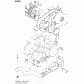 Схема вузла: Кришки картера для Suzuki AN400 Burgman (EU analogue of SkyWave)