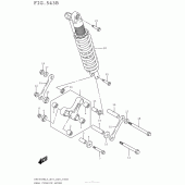 Схема вузла: Важіль прогресії (Dr650Sel5 E28) для Suzuki DR650 DR650SE