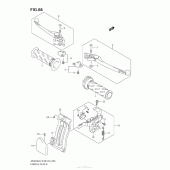 Схема вузла: Ручки керма (An650A L2 E33) для Suzuki AN650 Burgman (EU analogue of SkyWave)