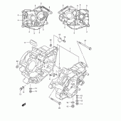 Схема узла: Картер двигателя для Suzuki VL250 Intruder LC