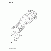 Схема вузла: Заднє крило для Suzuki GSX1250
