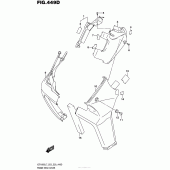 Схема узла: Накладки рамы (Vzr1800Bzl7 E33) для Suzuki VZR1800 Boulevard M109R B.O.S.S