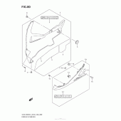 Схема узла: Нижний обтекатель для Suzuki GSX-R600