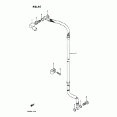 Схема узла: Передний тормозной шланг для Suzuki DR200 DR200