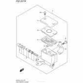 Схема вузла: Передній гальмівний циліндр Suzuki GW250 Inazuma