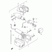Схема вузла: Поворотники (Model r) для Suzuki DR800