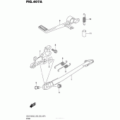 Схема вузла: Підставка для Suzuki GSX-R1000