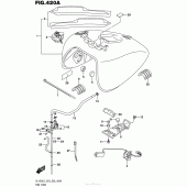 Схема вузла: Паливний бак (Vl1500Bl7 E03) для Suzuki VL1500 Boulevard C90T BOSS