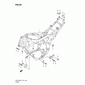 Схема вузла: Рама для Suzuki GSF1250 Bandit S