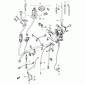Схема вузла: Електропроводка (Model k2) для Suzuki DL1000 V-Strom