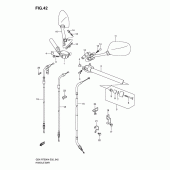 Схема вузла: Кермо & Тросики для Suzuki GSX-R750