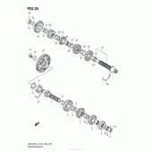 Схема вузла: Трансмісія для Suzuki VZR1800 Boulevard M109R