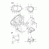 Схема вузла: Кришки картера для Suzuki VS1400 Intruder 1400