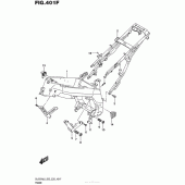 Схема вузла: Рама (Dl650Xal6 E03) для Suzuki DL650 V-Strom